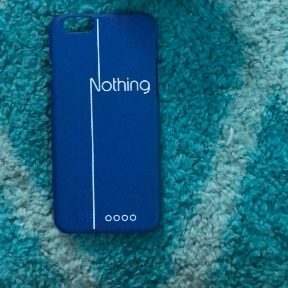 White and blue iPhone 6s case